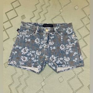 Rock & Republic floral denim shorts